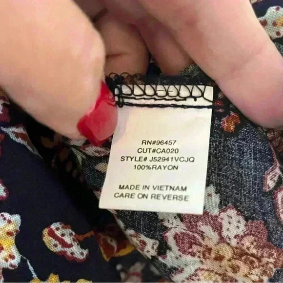 EUC Eyeshadow Brand Flowy Eyeshadow Blouse Women’s Medium - Picture 6 of 7